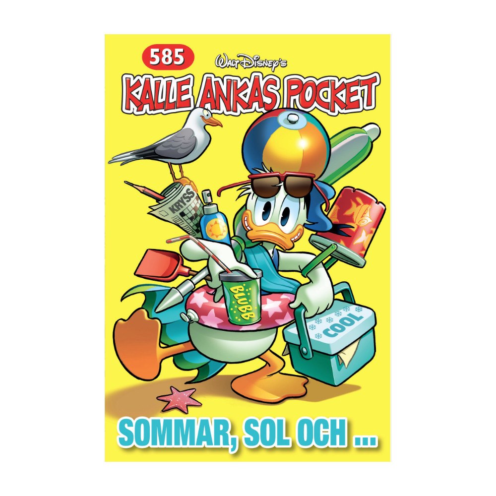 Egmont Story House Kalle Ankas pocket 585 : Sommar, sol och... (häftad)