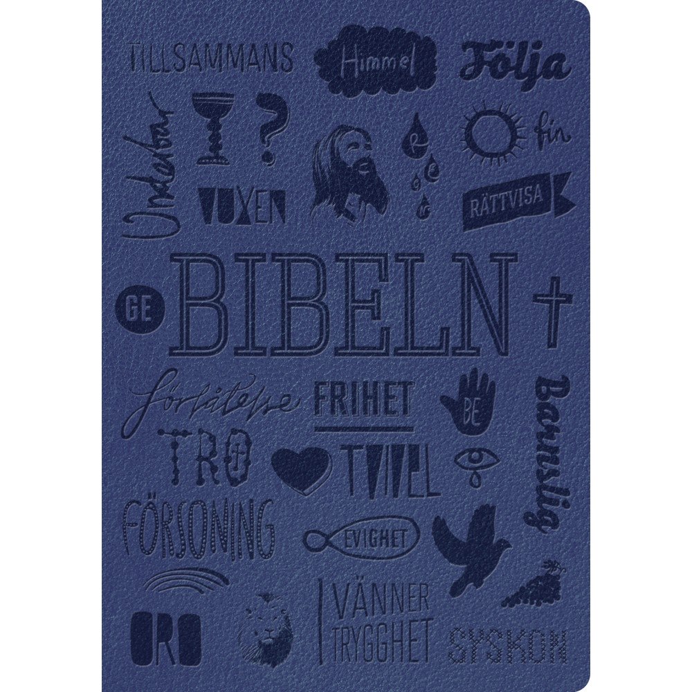Libris förlag Bibel 2000 Konfirmandutgåva Blå (inbunden)