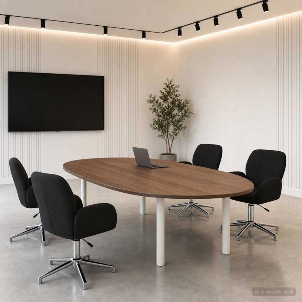 vidaXL Svängbara skrivbordsstolar 4 st 54 x 58 x 90 cm Svart Tyg