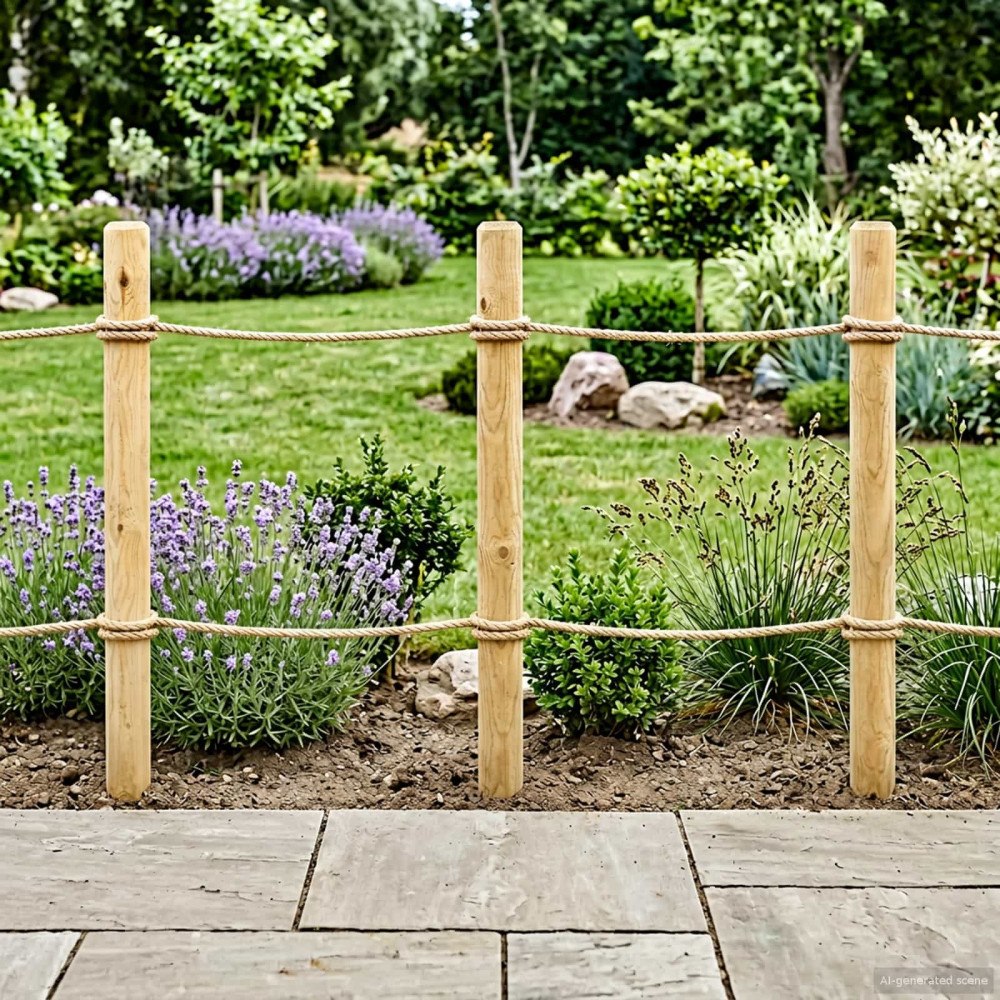 vidaXL Staketstolpar 10 st Grön 120 cm Massiv furu