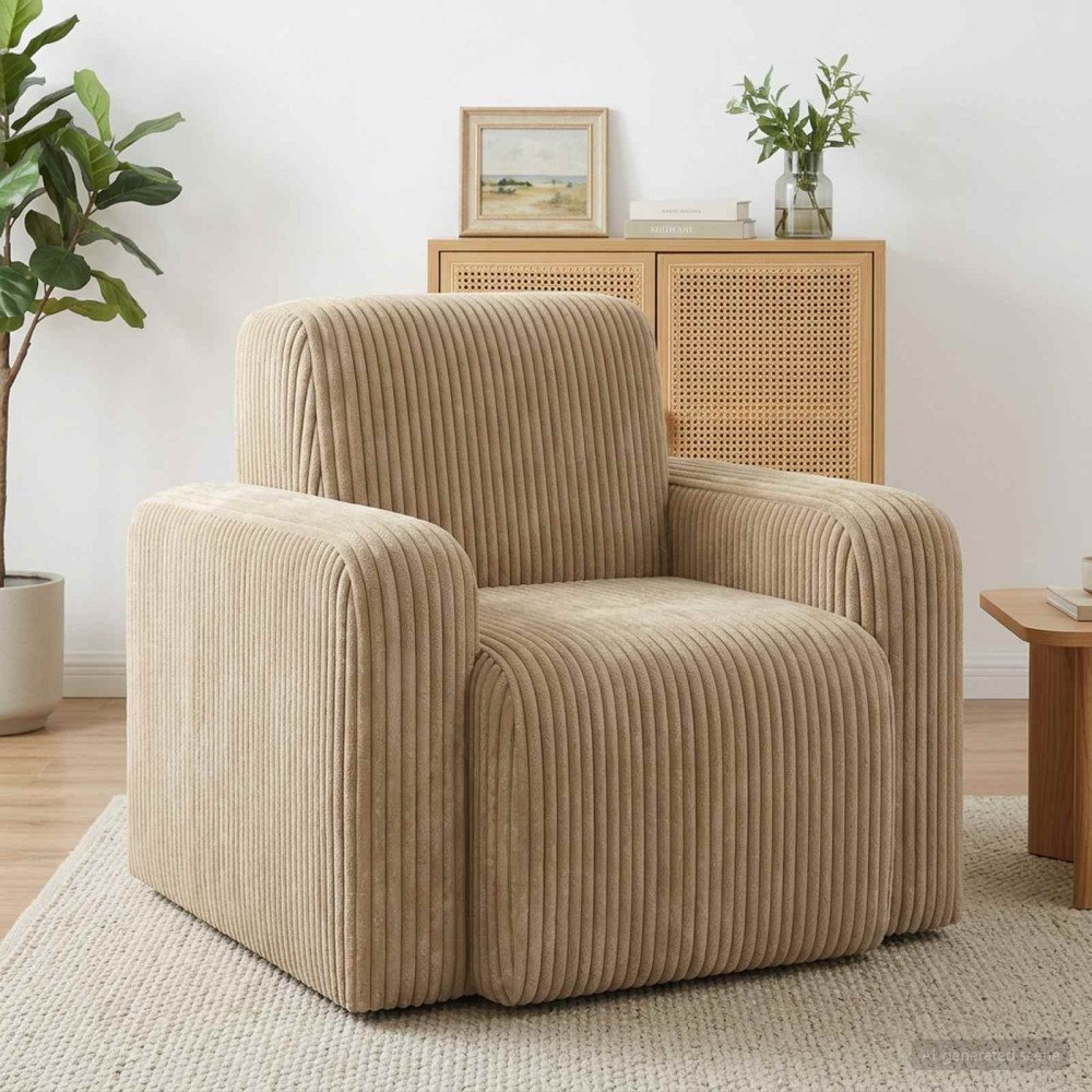 vidaXL Fåtölj Taupe manchester