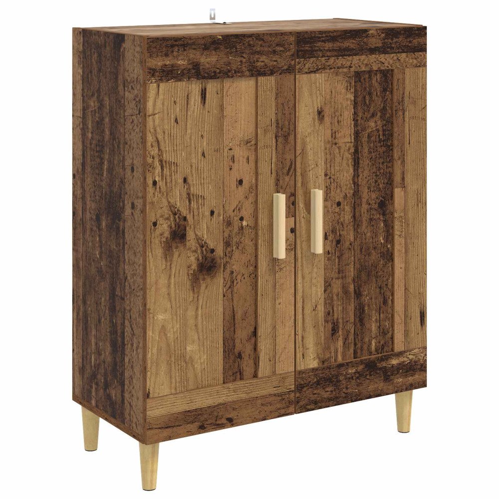 vidaXL Sideboard Gammalt trä 69,5 x 34 x 90 cm Konstruerat trä