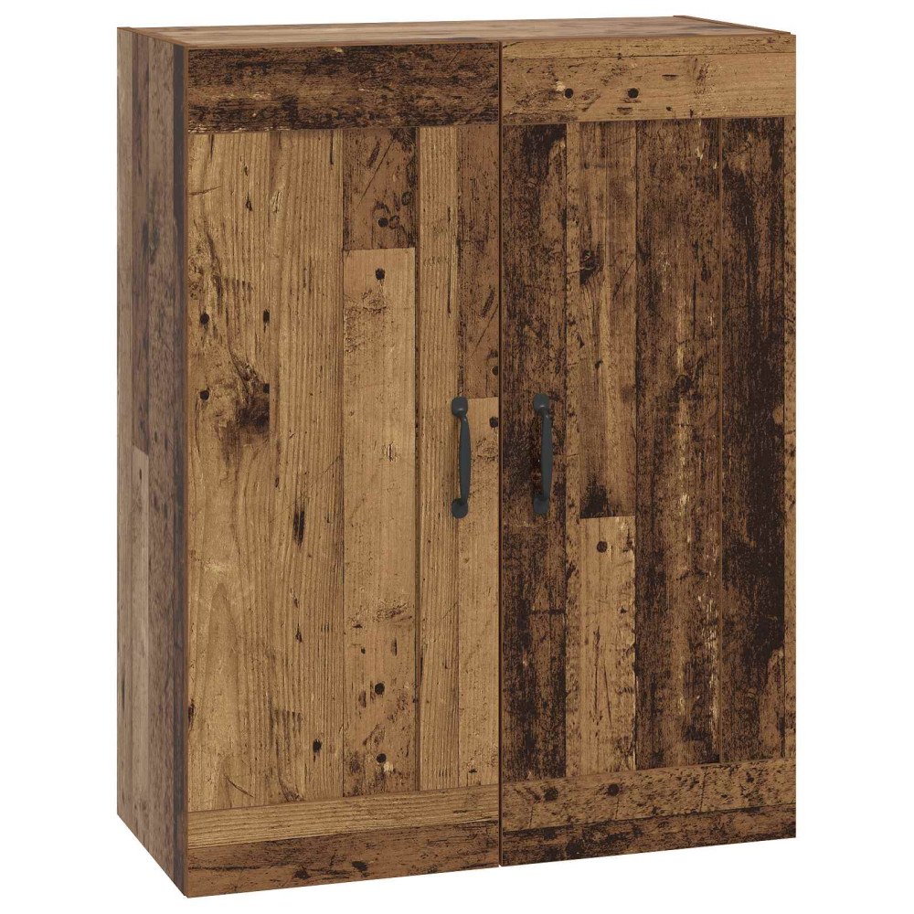 vidaXL Väggskåp Gammalt trä 69,5 x 34 x 90 cm Konstruerat trä