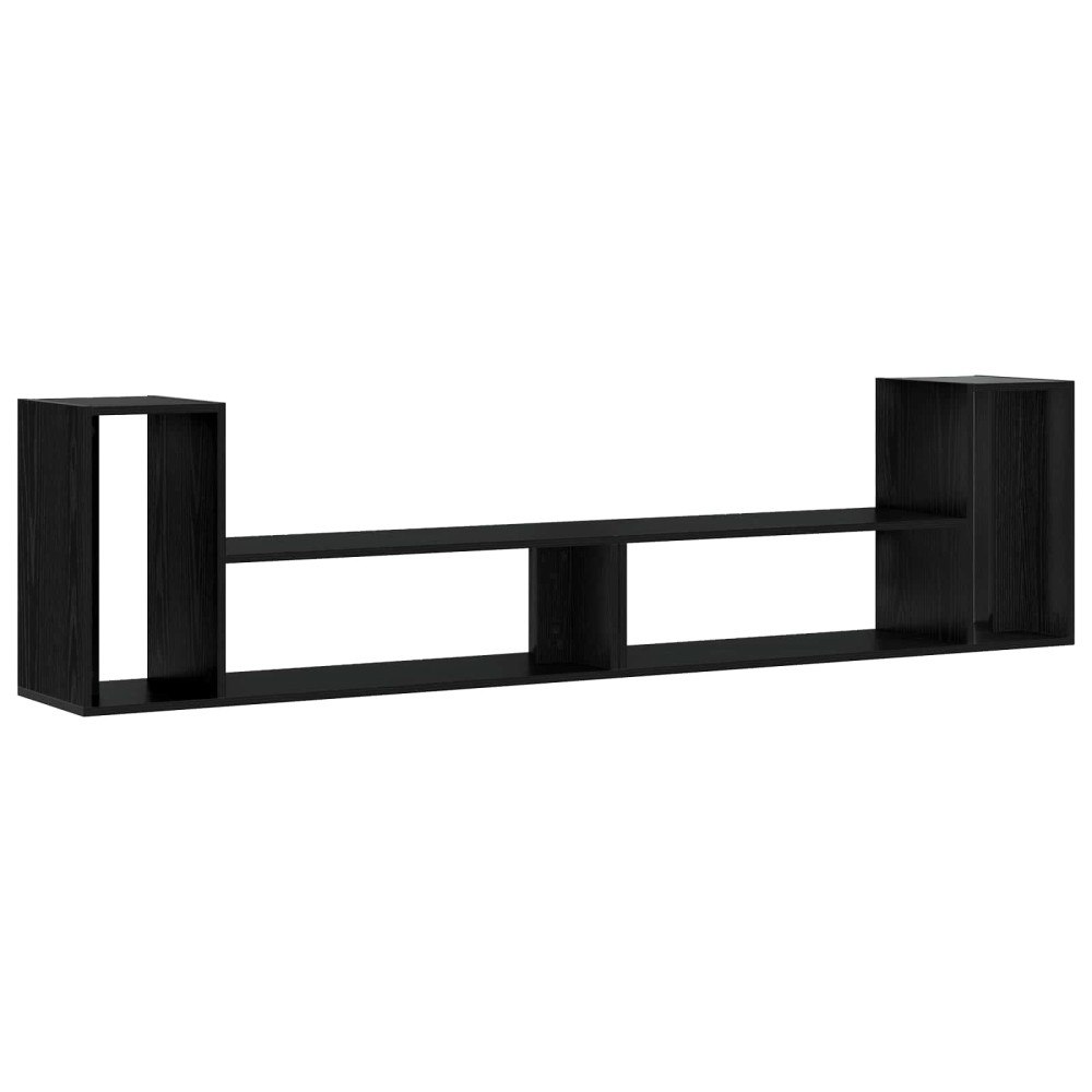 vidaXL TV-skåp 100 x 30 x 50 cm Svart ek Konstruerat trä