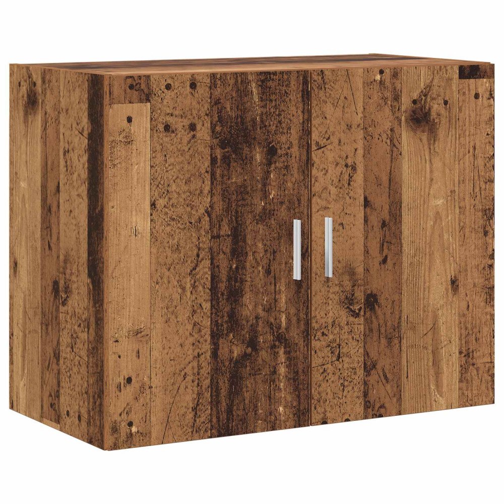 vidaXL Väggskåp Gammalt trä 80 x 42,5 x 64 cm Konstruerat trä