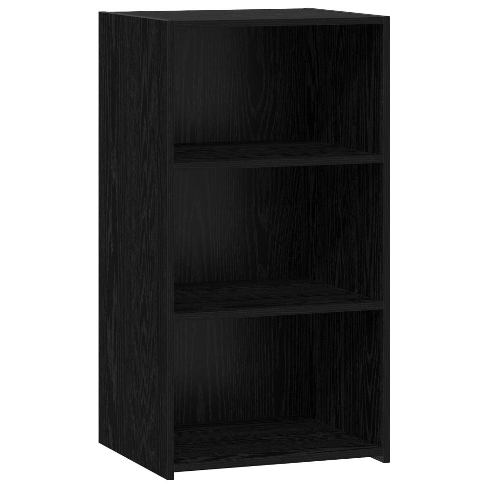 vidaXL Sideboard Svart ek 50 x 41 x 93 cm Konstruerat trä