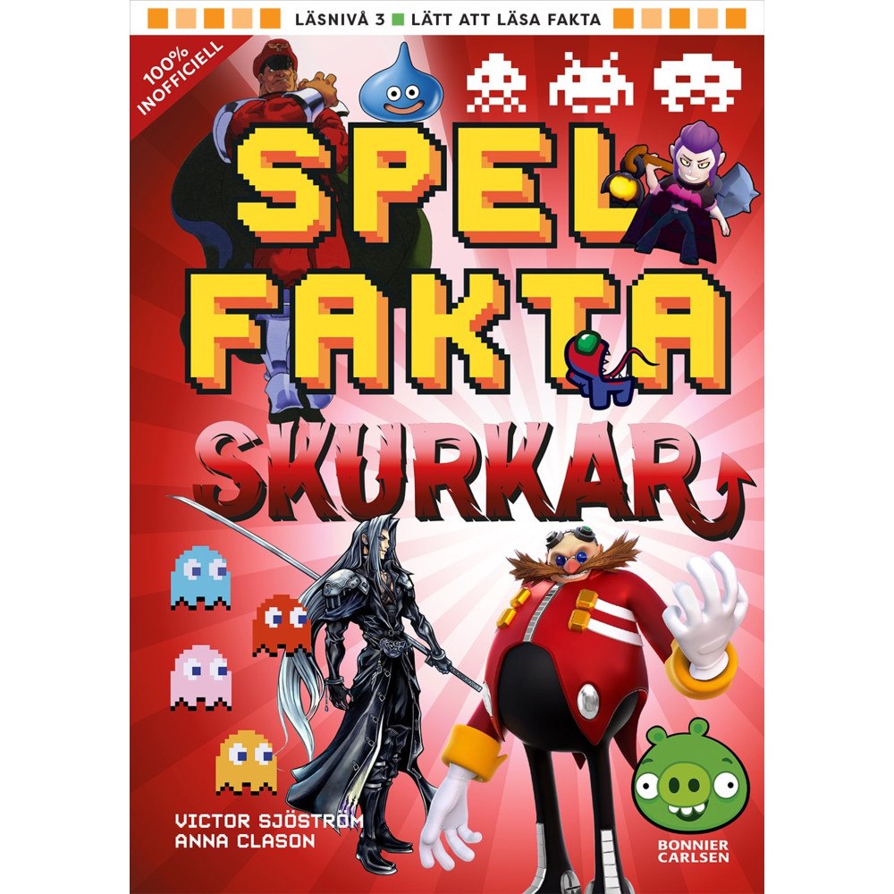 Victor Sjöström Spelfakta – Skurkar (inbunden)