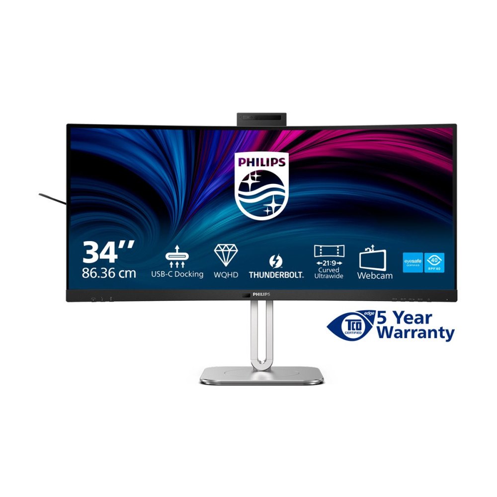 Philips Philips 34B2U6603CH - 6000 Series - LED-skärm - böjd - 34" - HDR