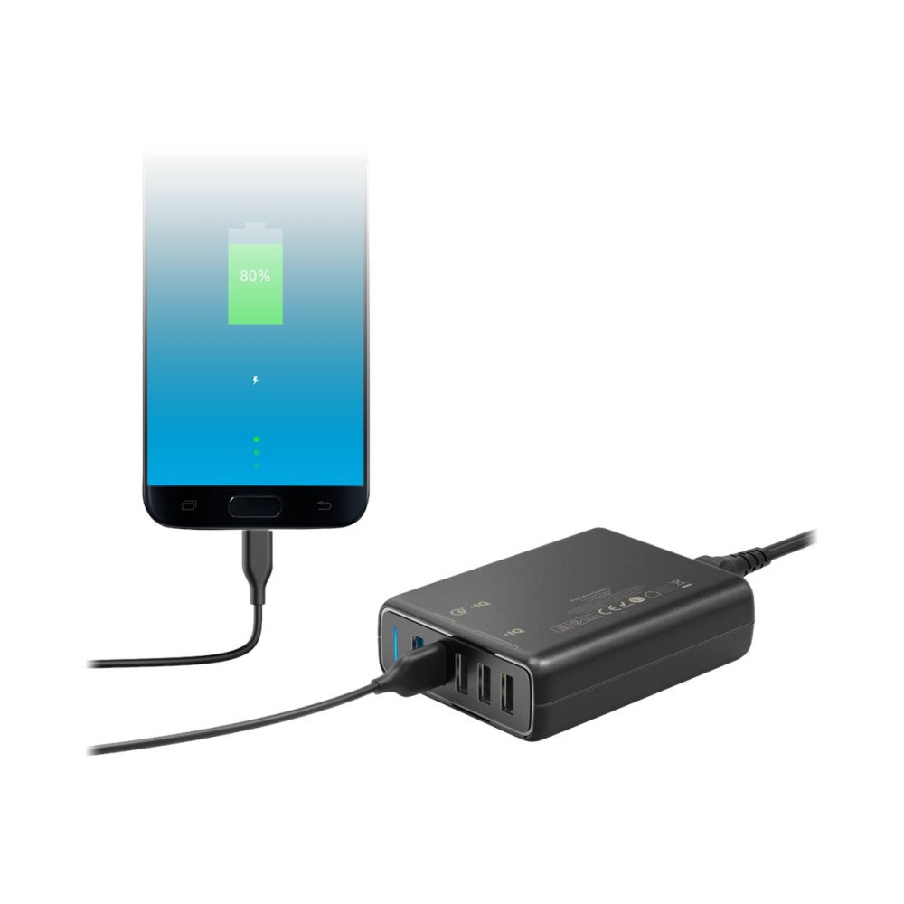 Anker Group Anker PowerPort Speed 5 strömadapter - 3 x USB typ A, 2 x 9-stifts USB typ A - 63 watt
