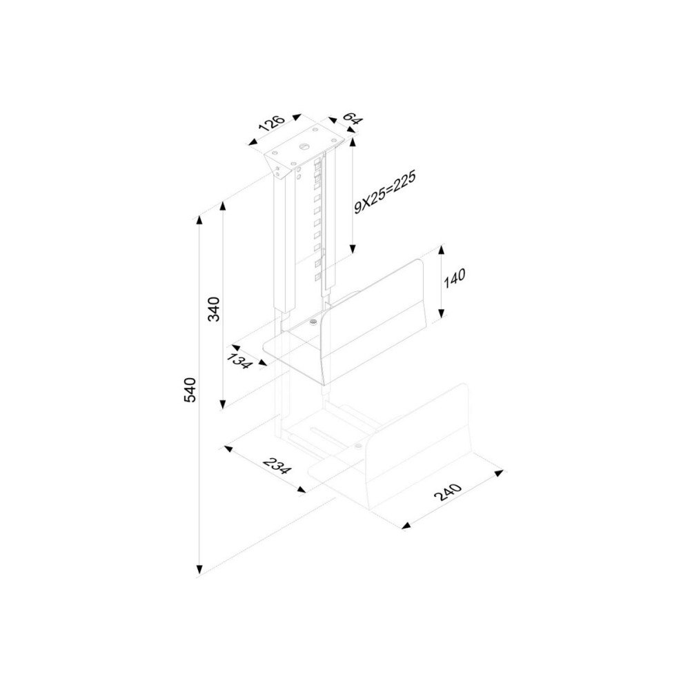 NewStar Neomounts CPU-D200
