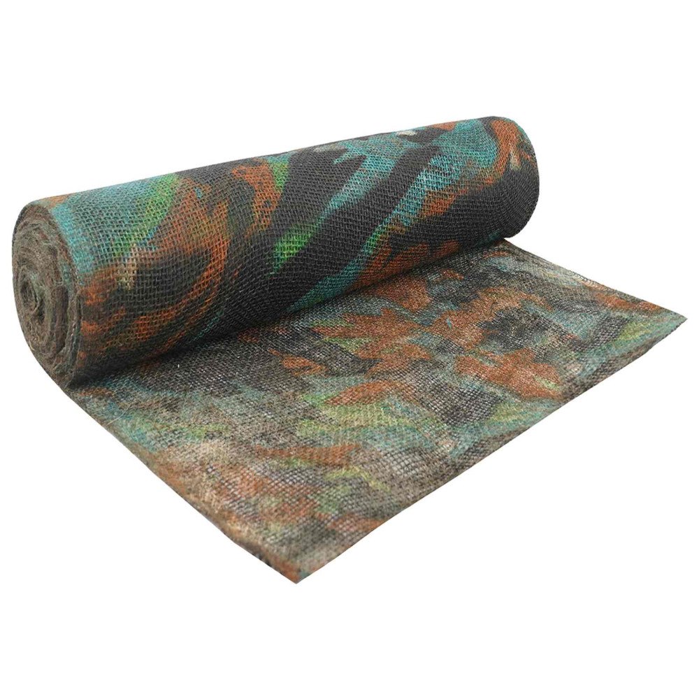 vidaXL Juterrulle Kamouflage 50 x 10000 cm
