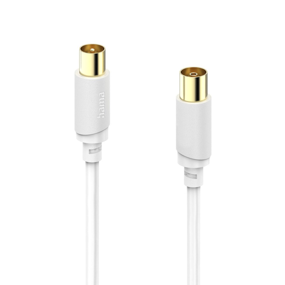 Hama Cable Antenna 120dB White 3.0m