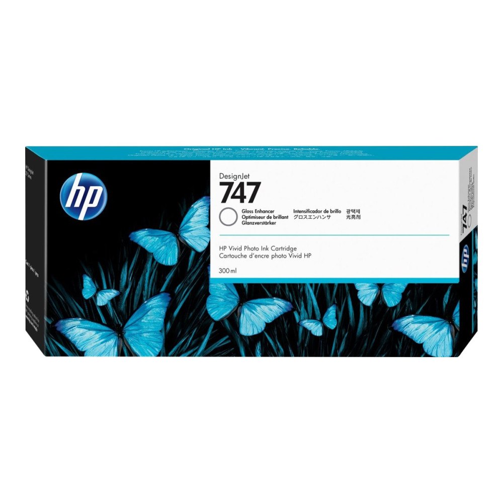 HP HP 747 - glansförstärkare - original - DesignJet - bläckpatron