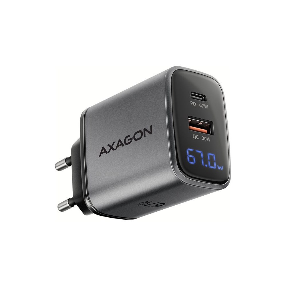 AXAGON AXAGON strömadapter - USB typ A, USB-C - 67 watt
