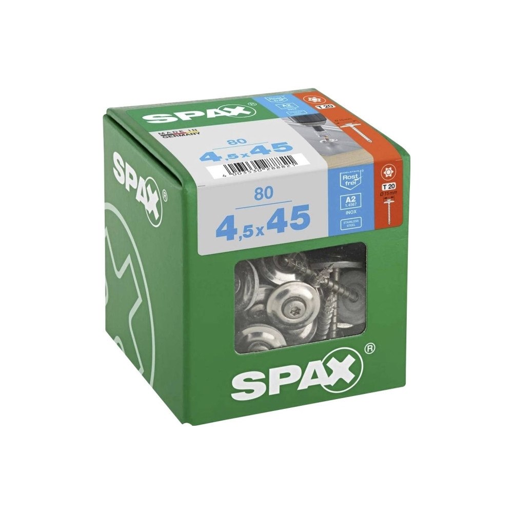 Spax SPAX 4587000450456 Spenglerskruv 4,5 mm 45 mm T-STAR Plus Ro...