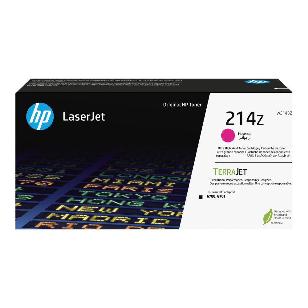 Hewlett-Packard HP 214Z - Ultra High Yield - magenta - original - LaserJet - tonerkassett (W2143Z)
