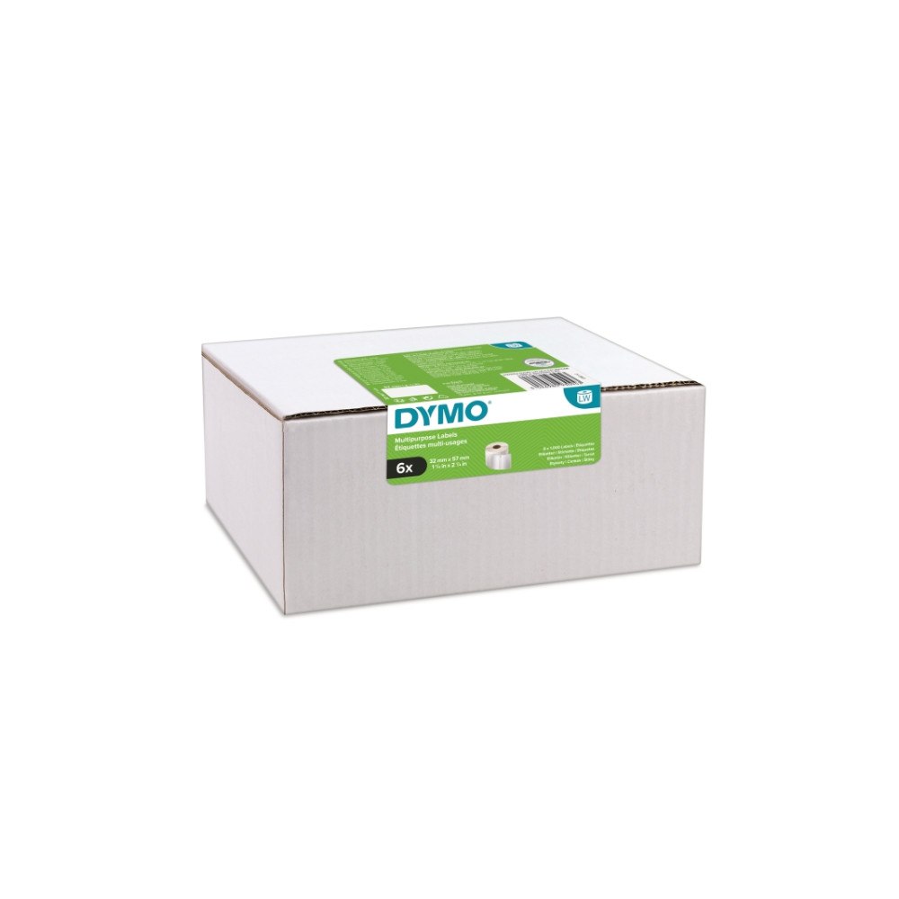 DYMO DYMO LabelWriter Medium - etiketter för flera ändamål - 6000 etikett (er) - 57 x 32 mm