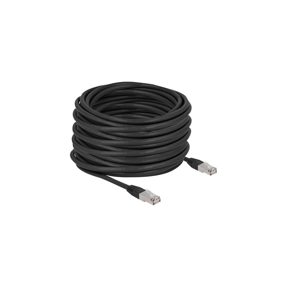 DeLOCK Delock patch-kabel - 20 m - svart