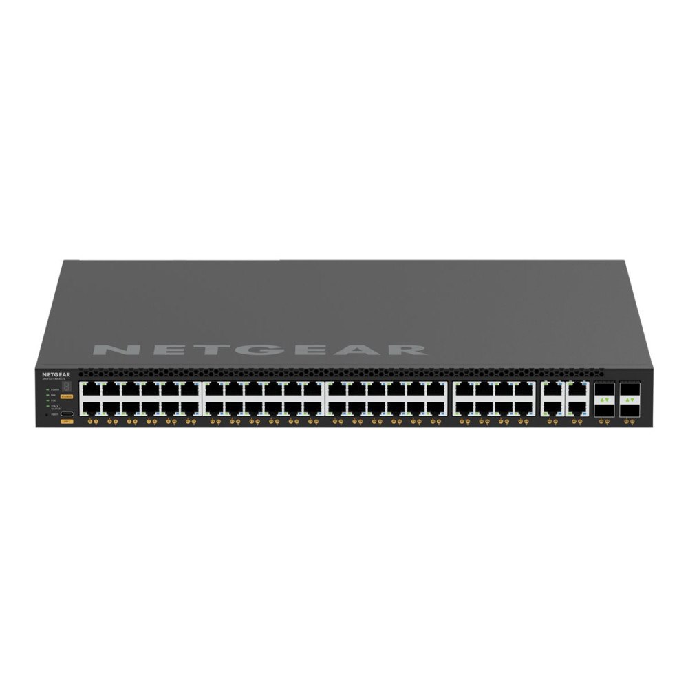Netgear NETGEAR M4350-44M4X4V - switch - 52 portar - Administrerad - rackmonterbar