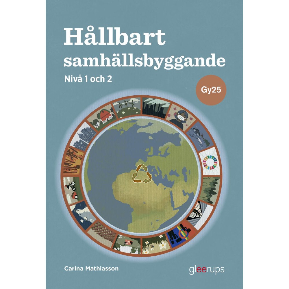 Carina Mathiasson Hållbart samhällsbyggande 1-2, bok, Gy25 (häftad)