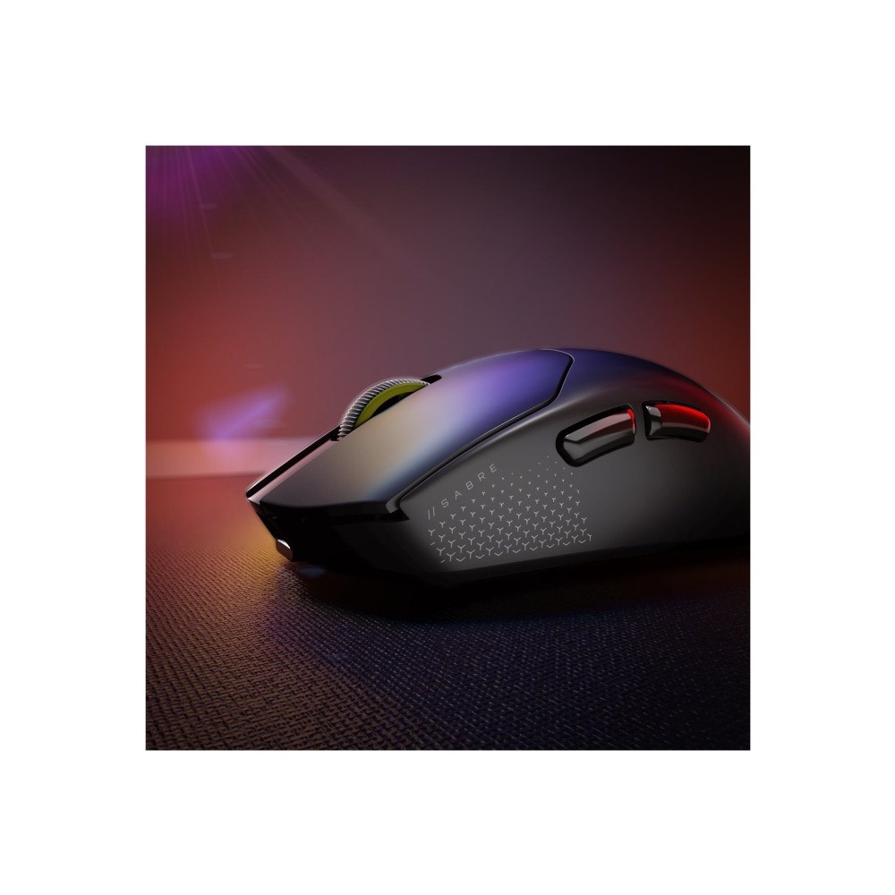 Corsair Microsystems CORSAIR SABRE V2 PRO ULTRALIGHT - mus - USB, 2.4 GHz - svart