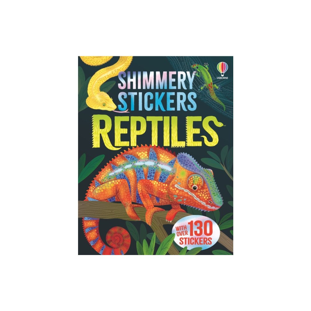 Usborne Publishing Ltd Shimmery Stickers Reptiles (häftad, eng)