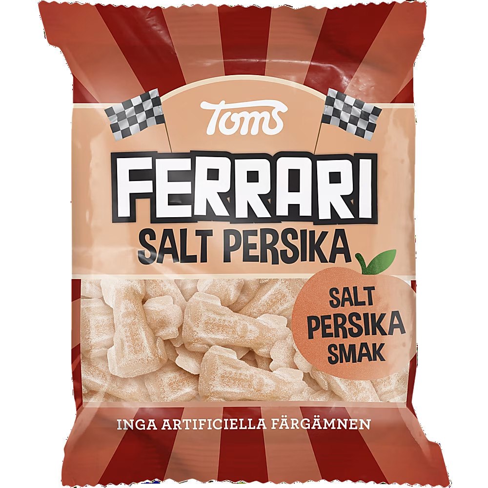 Toms Ferrari Salt Persika 110g
