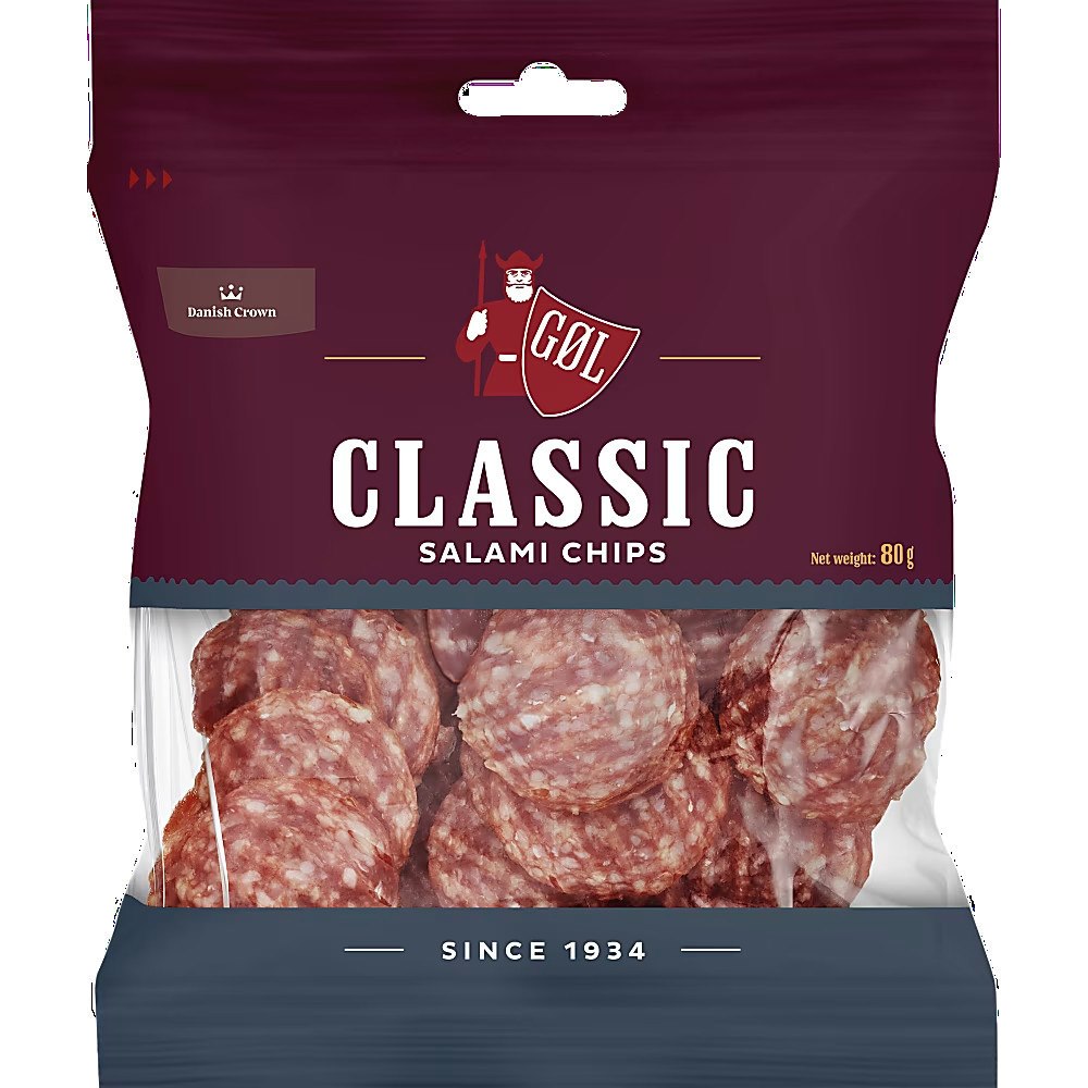 Göl Classic Salami Chips 80g (Utgånget datum)