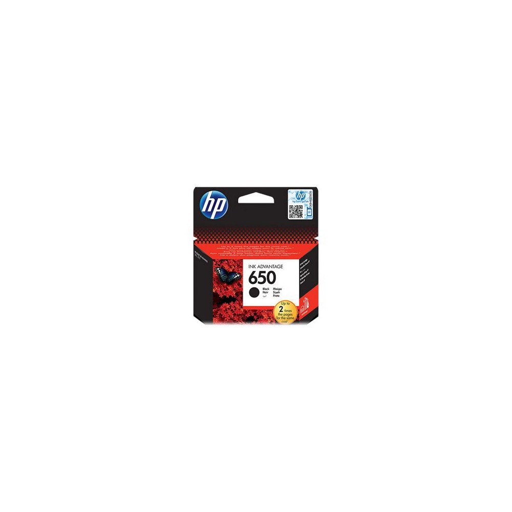 HP HP 650 - svart - original - Ink Advantage - bläckpatron