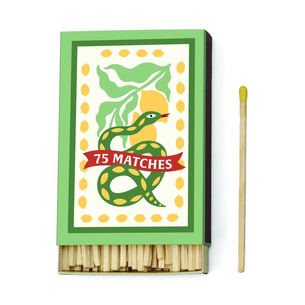 Designworks Collective Tändstickor Adopo Snake, Gul