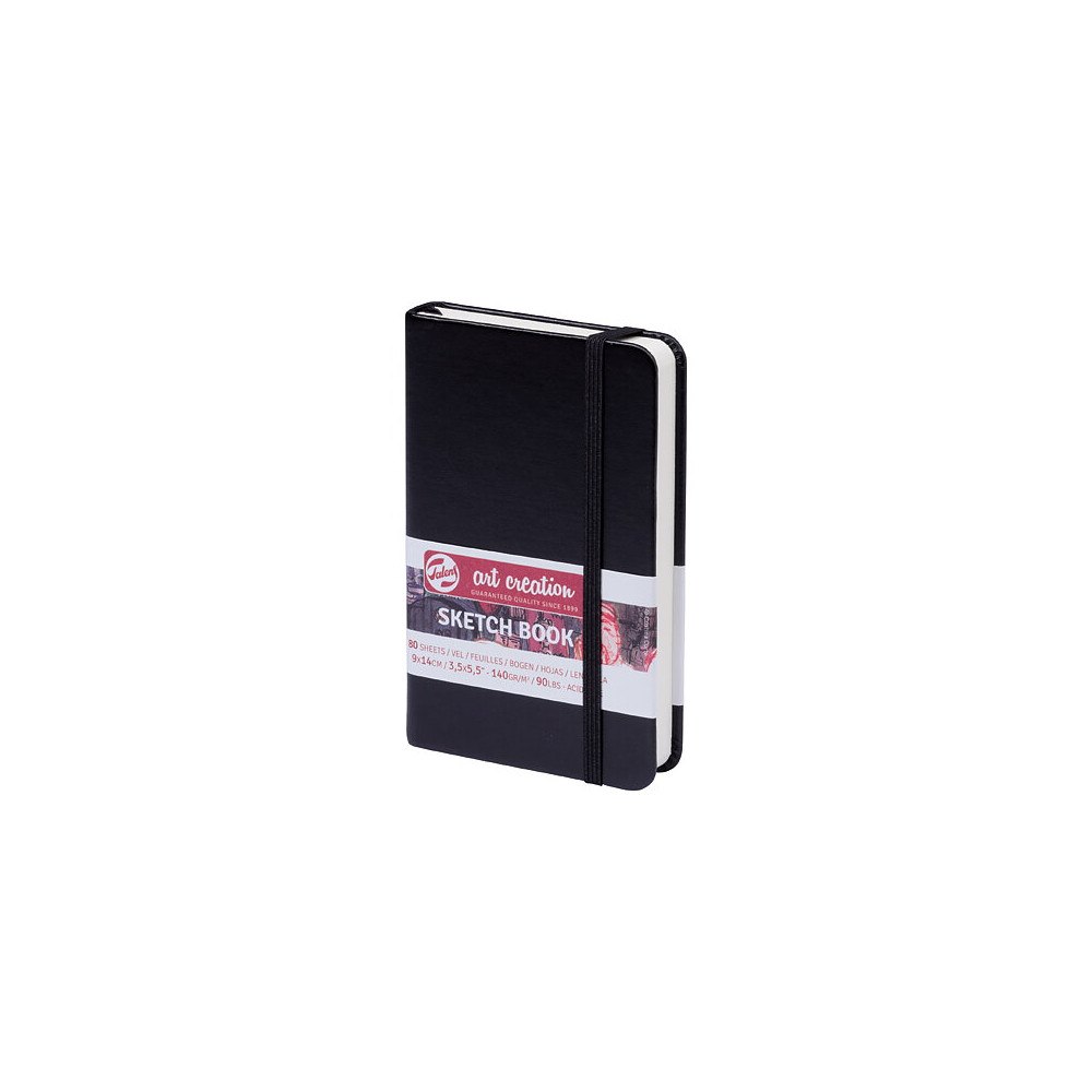 Art Creation SketchBook Black 9 x 14 cm / Skissblock svart 9 x 14 cm
