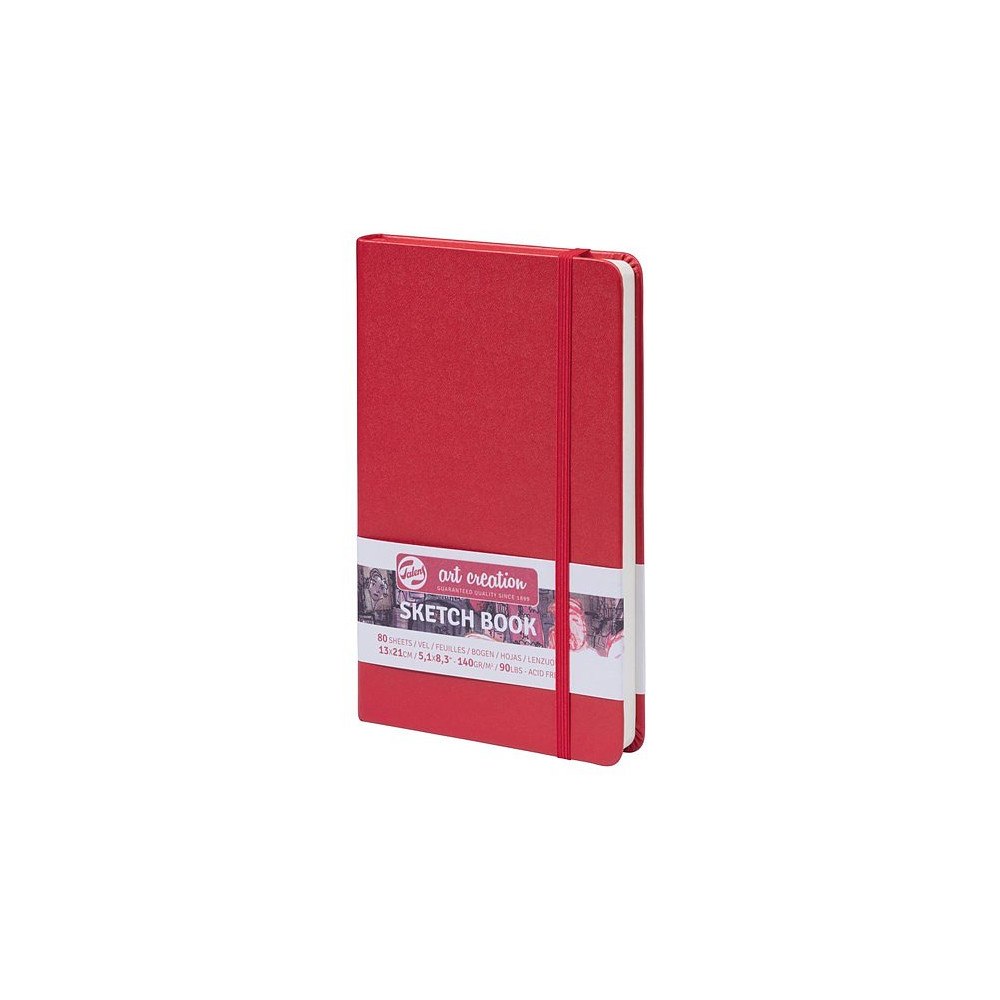 Art Creation SketchBook Red 13 x 21 cm / Skissblock röd 13 x 21 cm