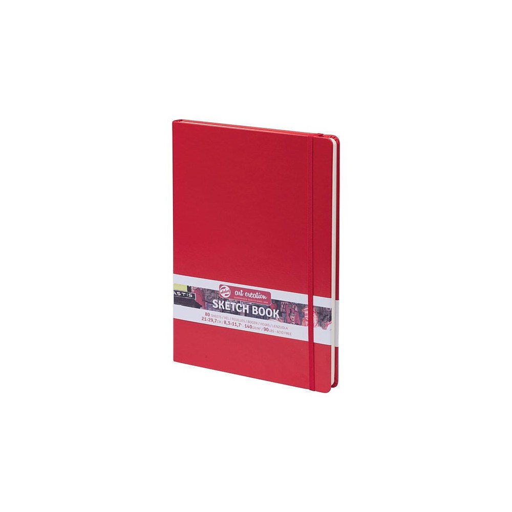 Art Creation SketchBook Red 21 x 30 cm / Skissblock röd 21 x 30 cm