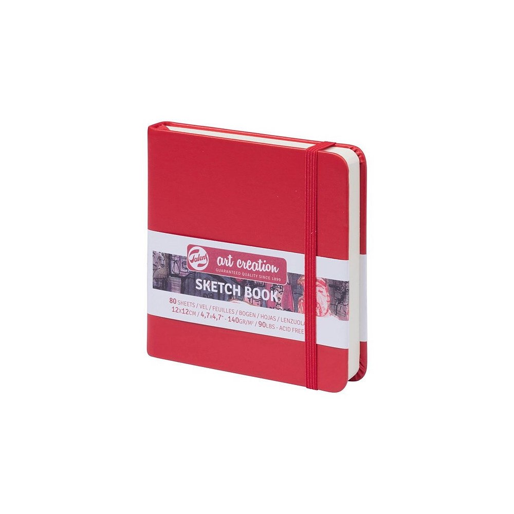Art Creation SketchBook Red 12 x 12 cm / Skissblock röd 12 x 12 cm