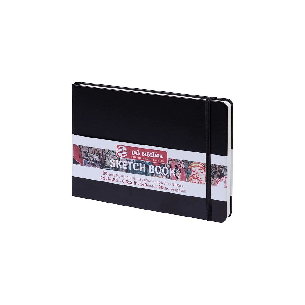 Art Creation SketchBook Black 21 x 15 cm / Skissblock svart 21x 15 cm