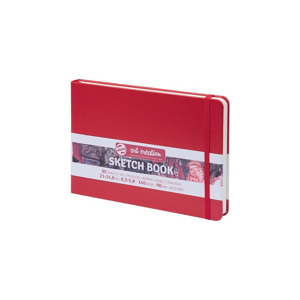 Art Creation SketchBook Red 21 x 15 cm / Skissblock röd 21 x 15 cm