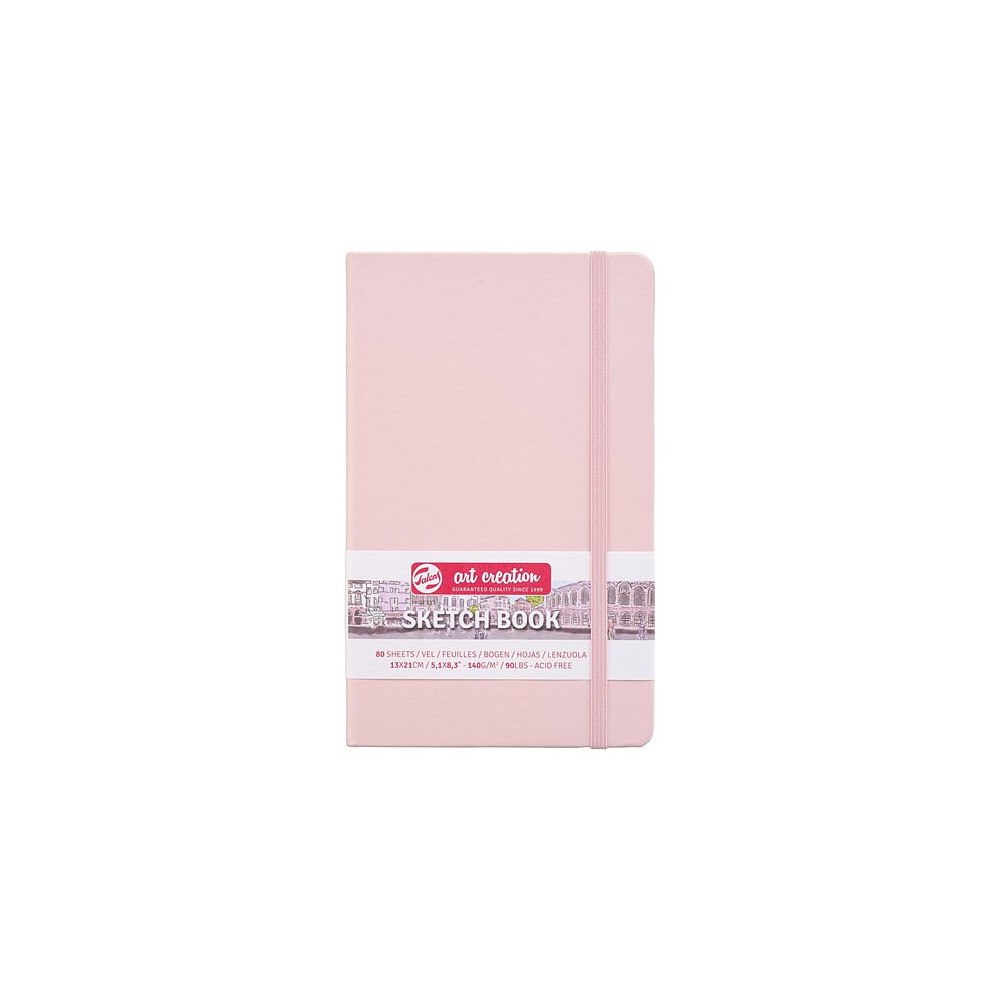 Art Creation SketchBook Pastel Pink 13 x 21 cm / Skissblock pastellrosa 13 x 21 cm