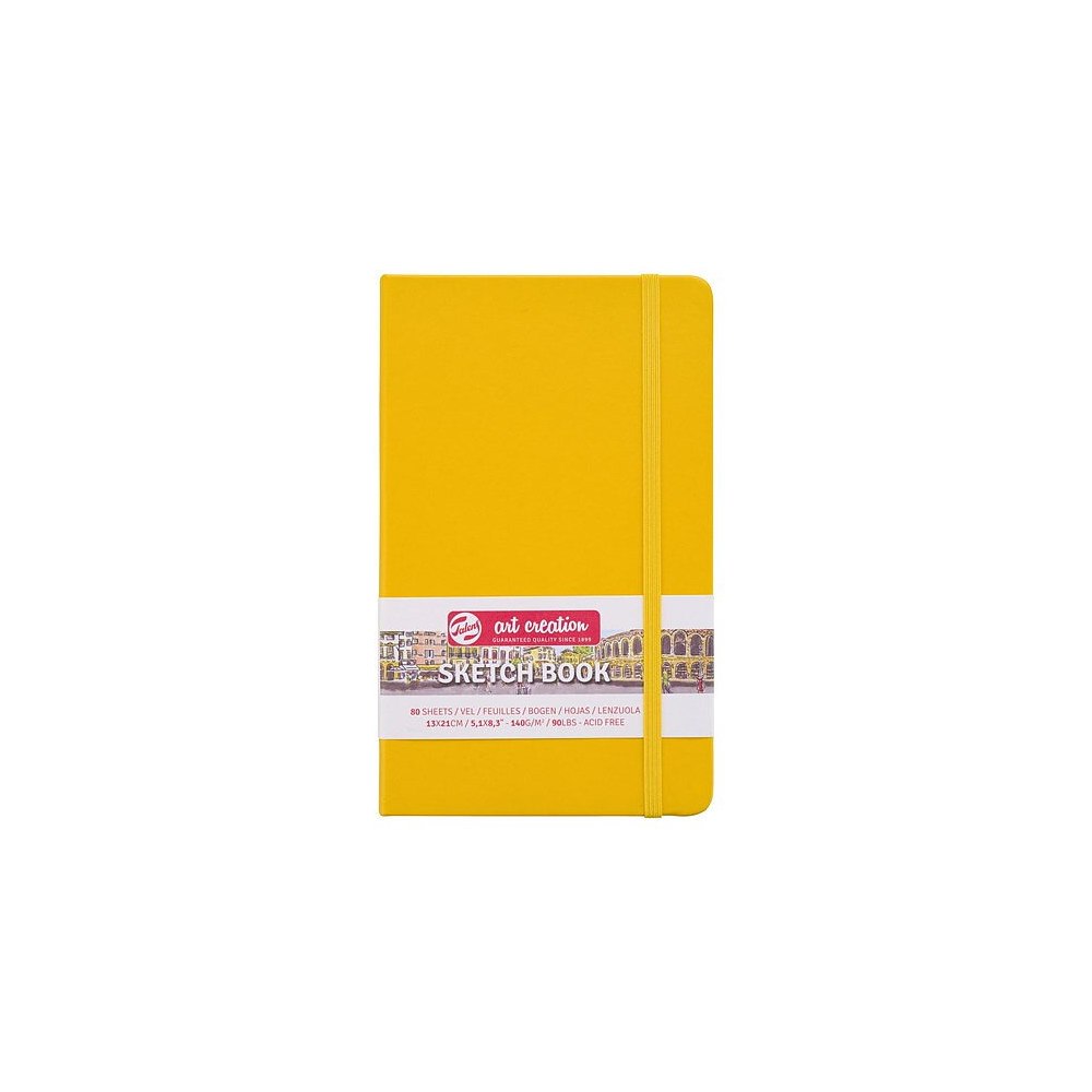 Art Creation SketchBook Golden Yellow 13 x 21 cm / Skissblock guldgul 13 x 21 cm
