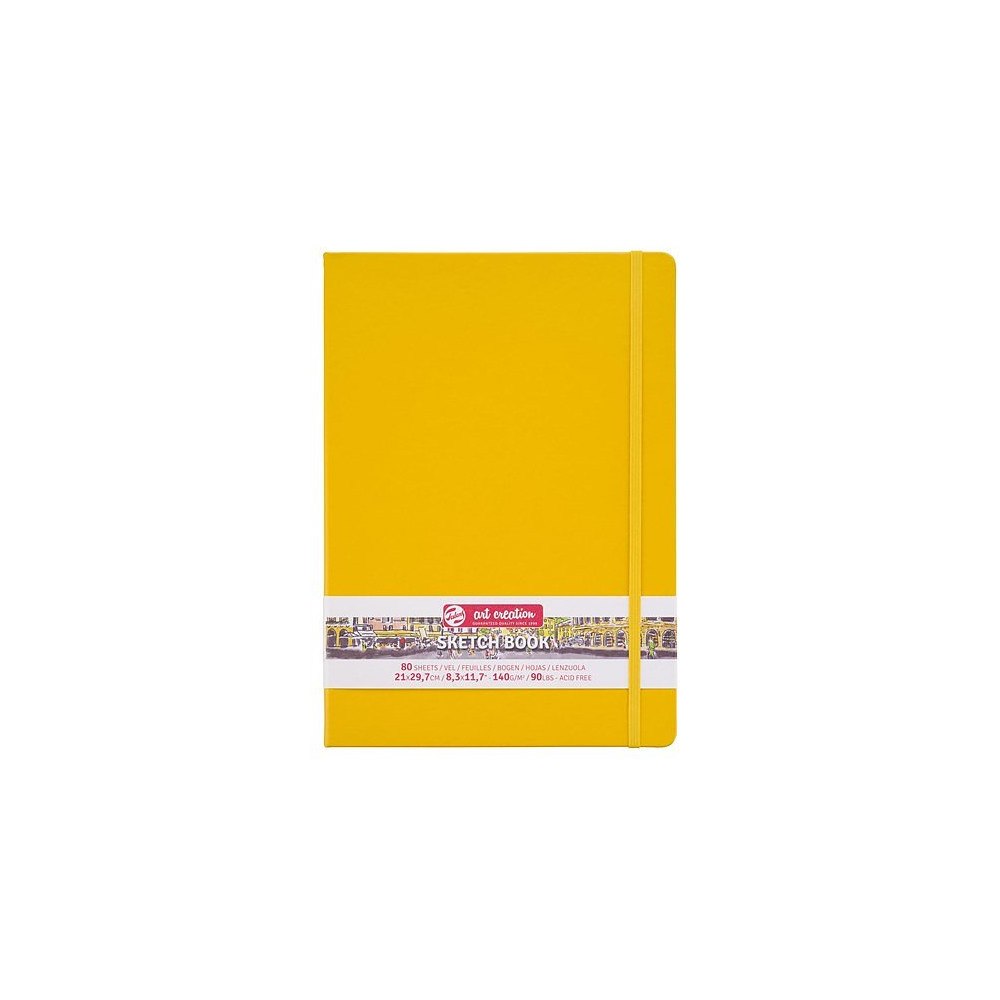 Art Creation SketchBook Golden Yellow 21 x 30 cm / Skissblock guldgul 21 x 30 cm