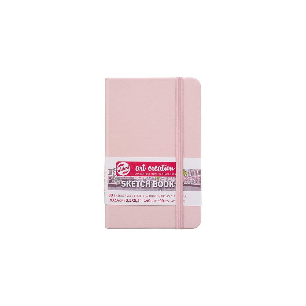 Art Creation SketchBook Pastel Pink 9 x 14 cm / Skissblock pastellrosa 9 x 14 cm