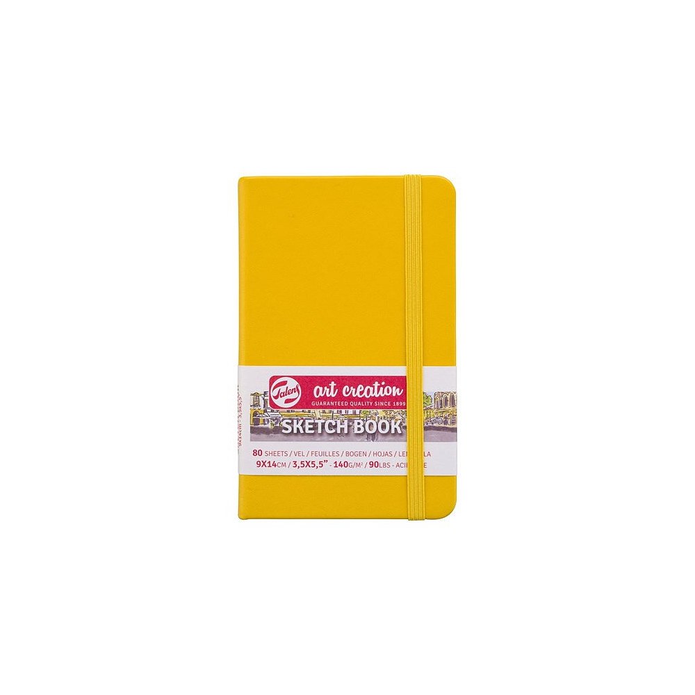 Art Creation SketchBook Golden Yellow 9 x 14 cm / Skissblock guldgul 9 x 14 cm