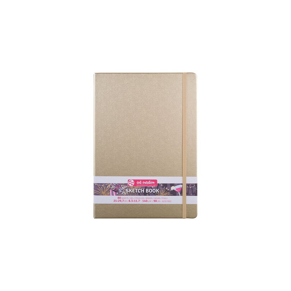 Art Creation Sketchbook White Gold 21 x 30 cm / Skissblock vitguld 21 x 30 cm