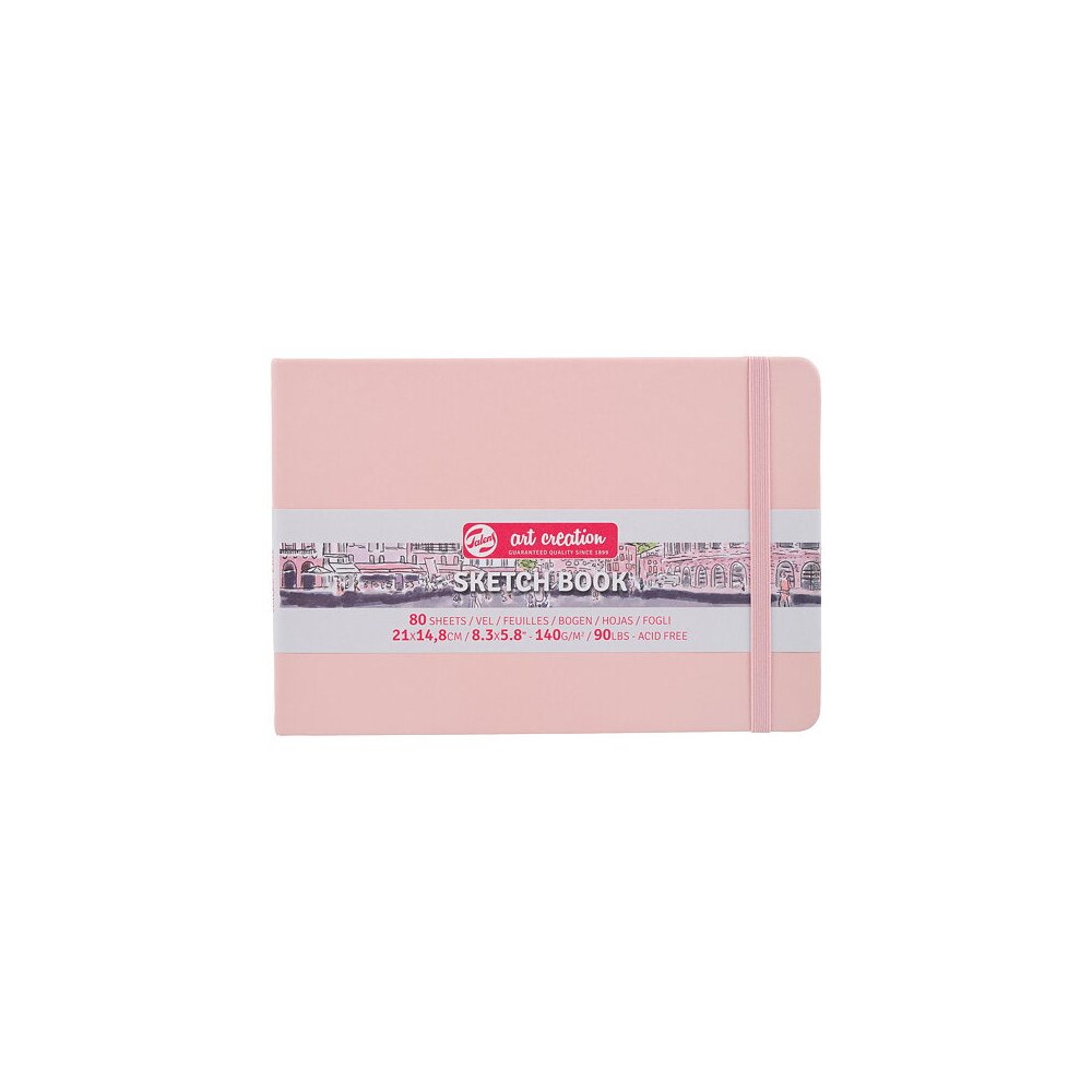 Art Creation Sketchbook Pastel Pink 21 x 15 cm / Skissblock pastellrosa 21 x 15 cm
