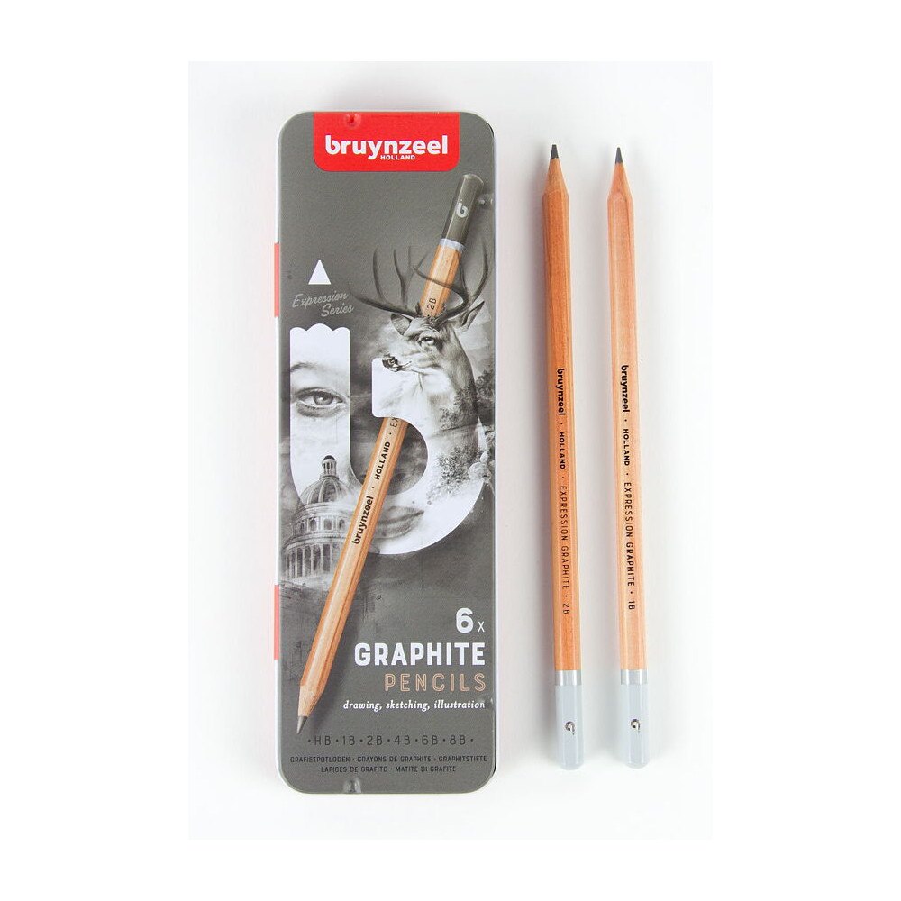 Bruynzeel Bruynzeel Expression Graphite 6 / Bruynzeel Expression grafitpennor 6-pack