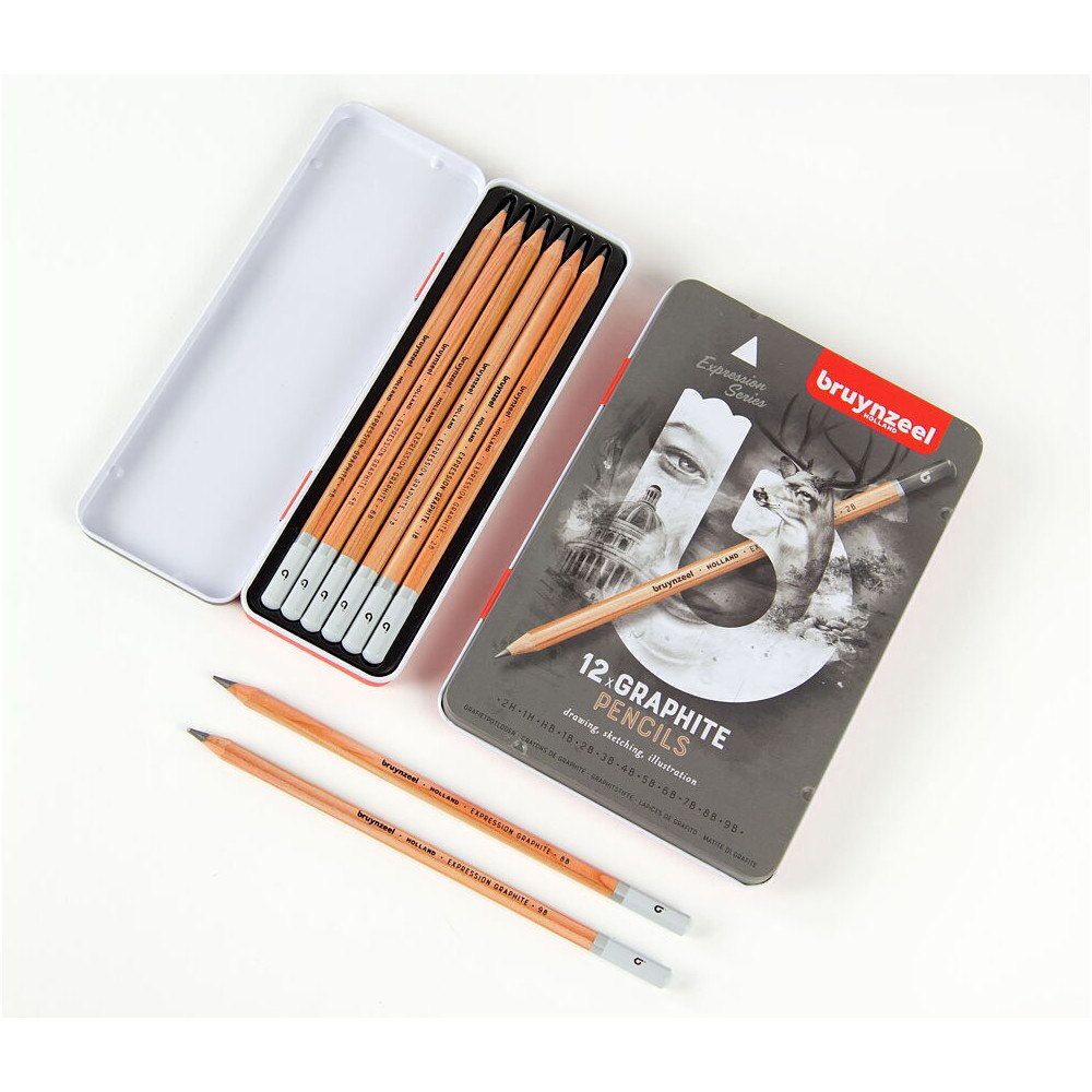 Bruynzeel Bruynzeel Expression Graphite 12 / Bruynzeel Expression grafitpennor 12-pack