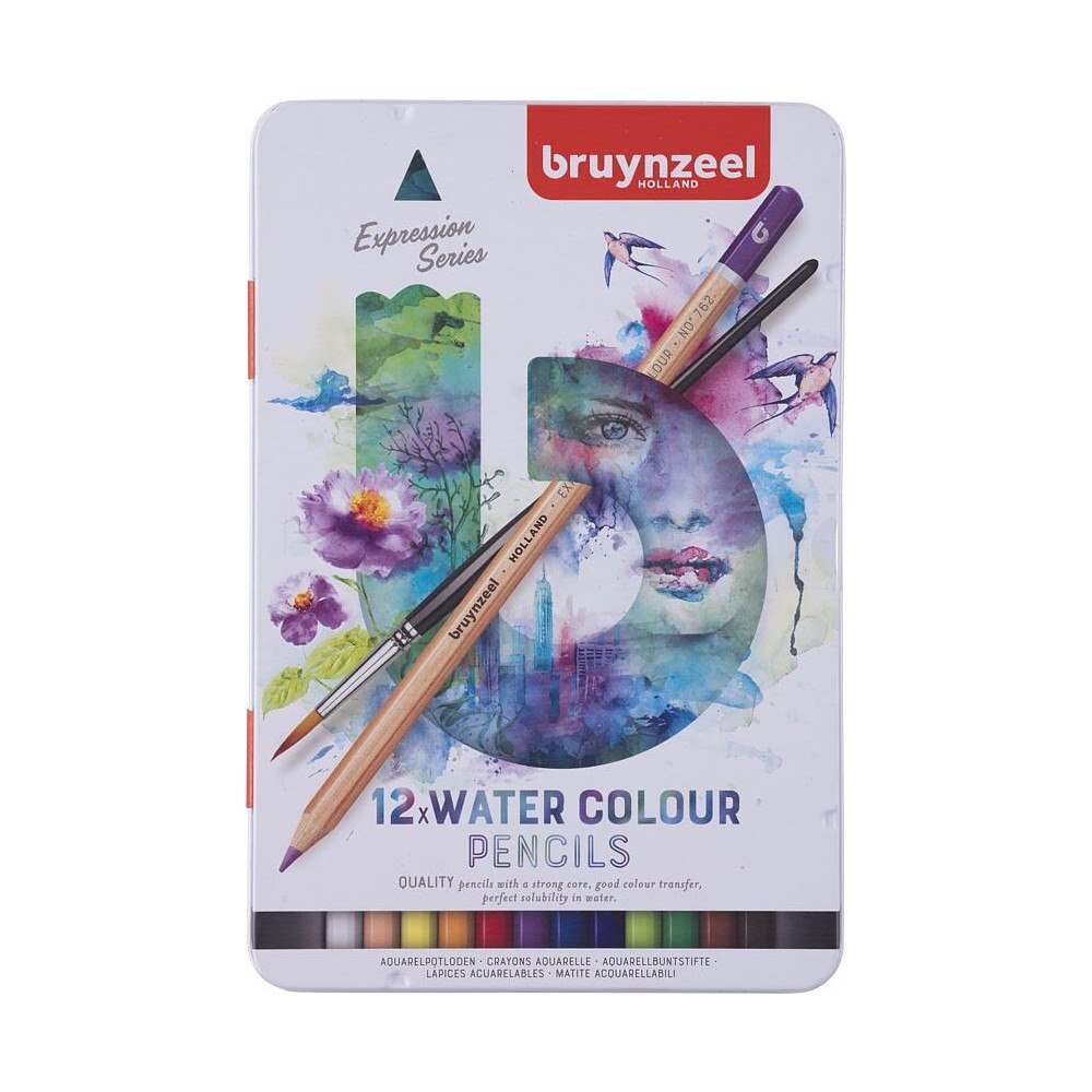 Bruynzeel Bruynzeel Expression Aquarel 12 / Bruynzeel Expression akvarellpennor 12-pack