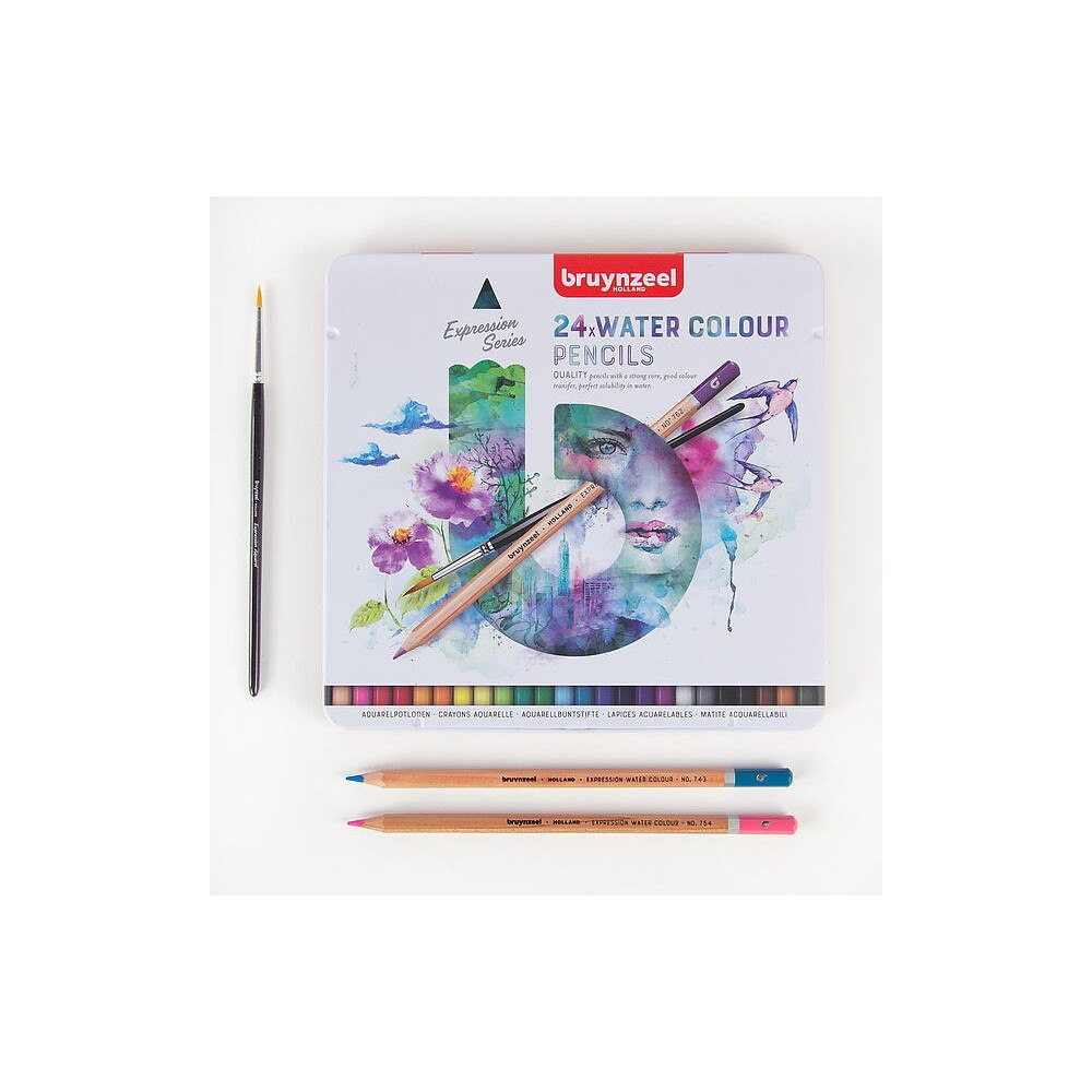 Bruynzeel Bruynzeel Expression Aquarel 24 / Bruynzeel Expression akvarellpennor 24-pack
