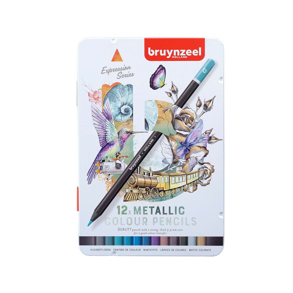 Bruynzeel Bruynzeel Expression Colour 12 Metall / Bruynzeel Expression metalliska färgpennor 12-pack