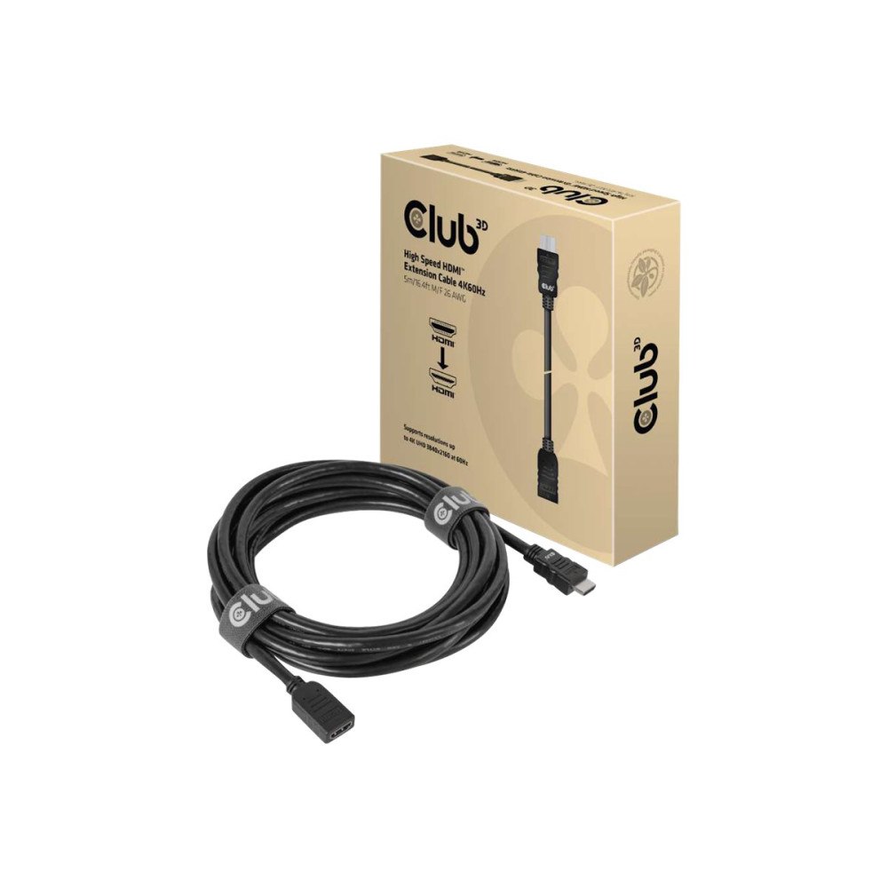 Club 3D Club 3D HDMI-förlängningskabel - 5 m