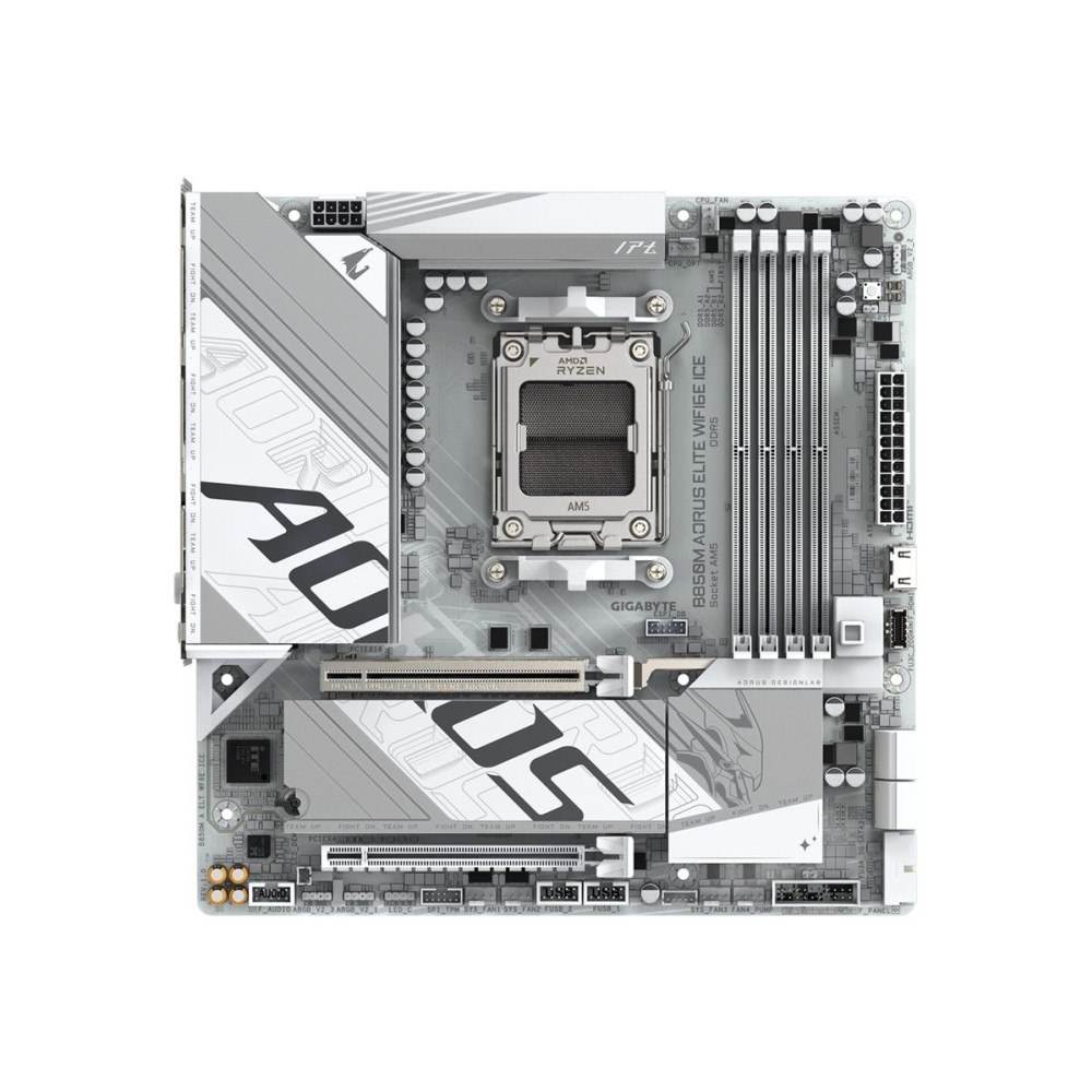 Gigabyte Technology AORUS B850M ELITE WIFI6E ICE - moderkort - micro ATX - Socket AM5 - AMD B850